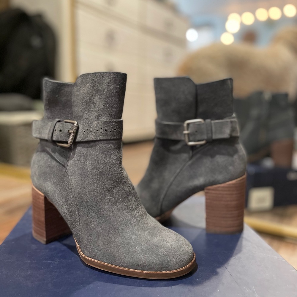Blue Suede Splendid Booties